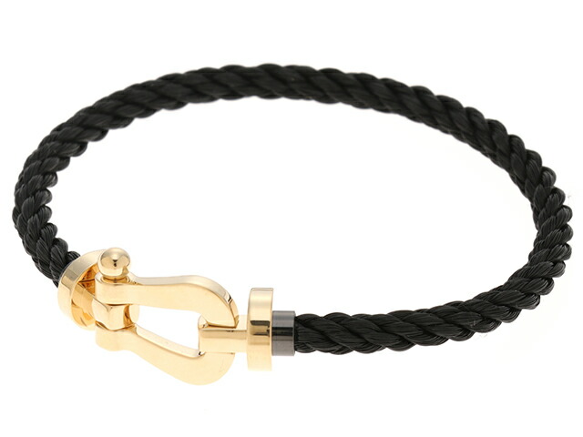 Fred フレッド ブレスレット フォース10ラージブレスレット 黄色であることゴールド 不銹鋼 重さ略10 6g 17号 0b0006 000 Sj 472 中古 大黒屋 Newbyresnursery Com