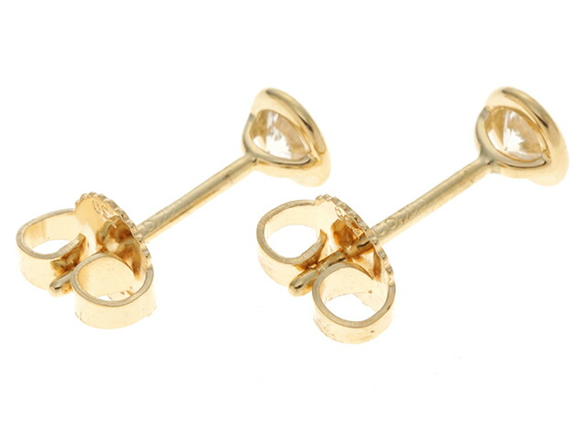 Tiffany Co ティファニー バイザヤード ピアス ダイヤモンド Yg 18k 750 1 1 472 Hf 中古 大黒屋 Opendu17 Fr