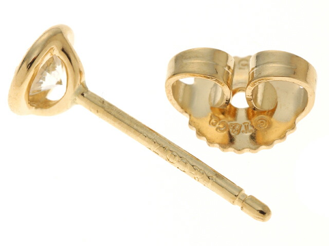 Tiffany Co ティファニー バイザヤード ピアス ダイヤモンド Yg 18k 750 1 1 472 Hf 中古 大黒屋 Opendu17 Fr