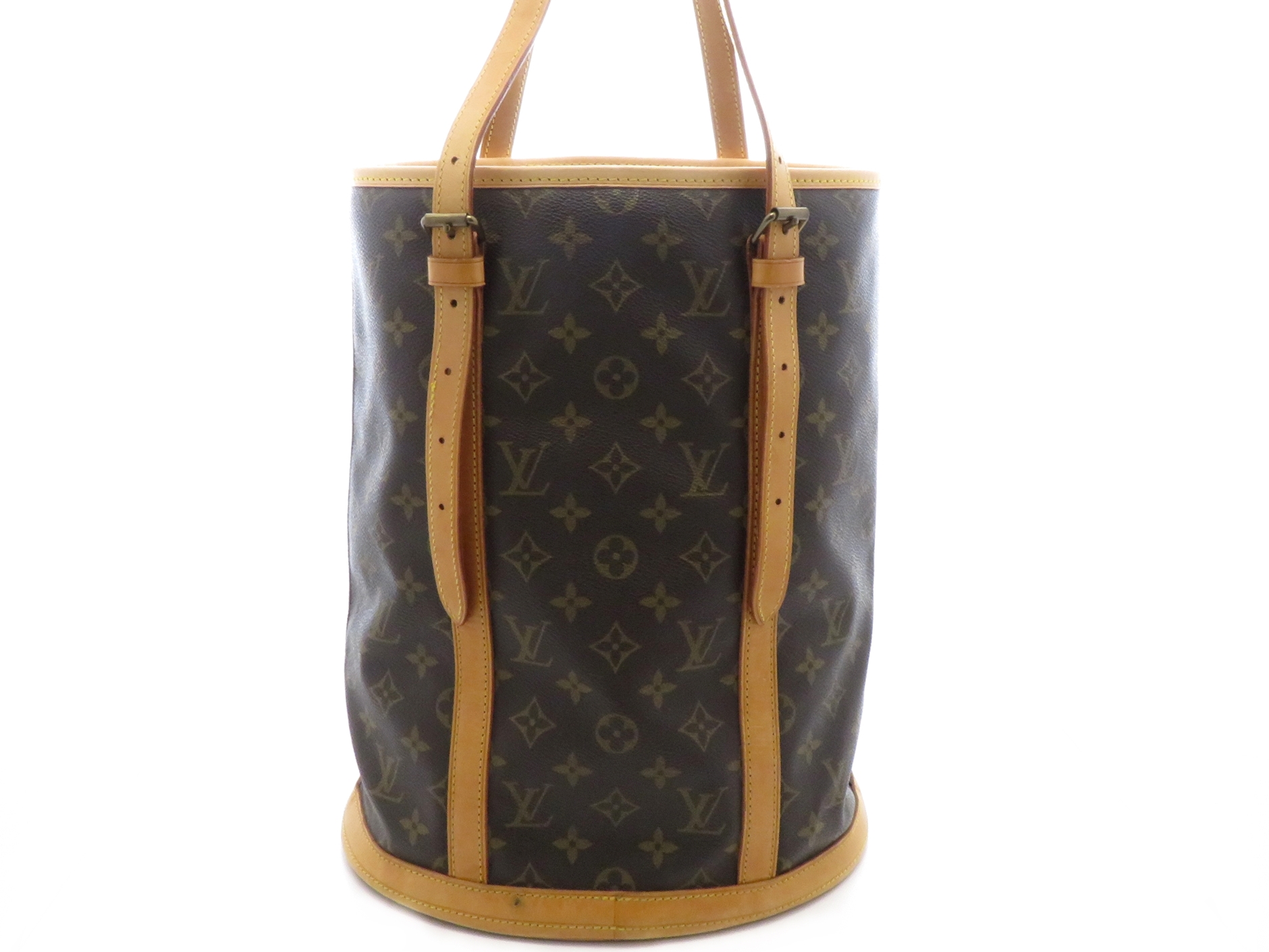 Louis Vuitton ルイヴィトン トートバッグ バケット27 モノグラム M ポーチあり 437 中古 大黒屋 Factor100 Co Il