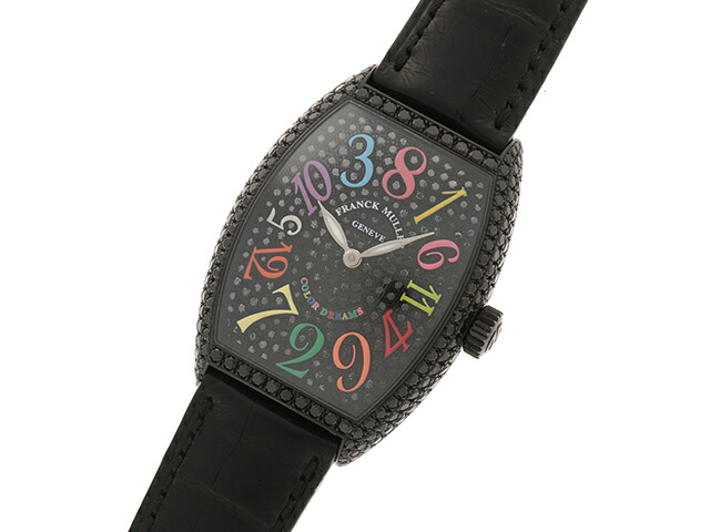 Franck Muller フランクミュラー トノウカーベックス クレイジーアワーズ カラードリームス ブラックダイヤモンド オートマチック 750 Pvd加工 474 中古 大黒屋 Alittlepeaceofmind Co Uk