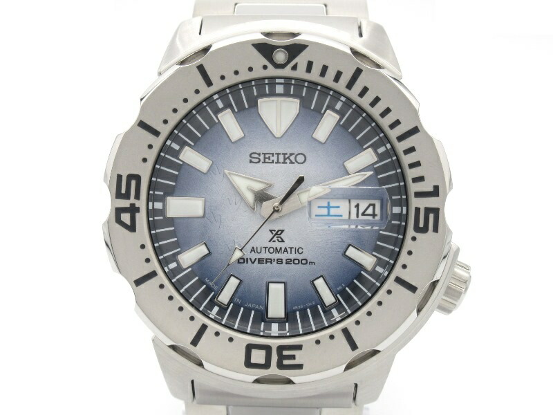 SEIKO セイコー 時計 プロスペックス セイブ・ザ・オーシャン SBDY105 自動巻き ステンレス 黒文字盤 200m防水 男性用 【432】 【中古】【大黒屋】|質屋 大黒屋 SEIKO セイコー 時計 プロスペックス セイブ・ザ・オーシャン SBDY105 自動巻き ステンレス 黒文字盤 200m防水 男性用 【432】 【中古】【大黒屋】|質屋 大黒屋