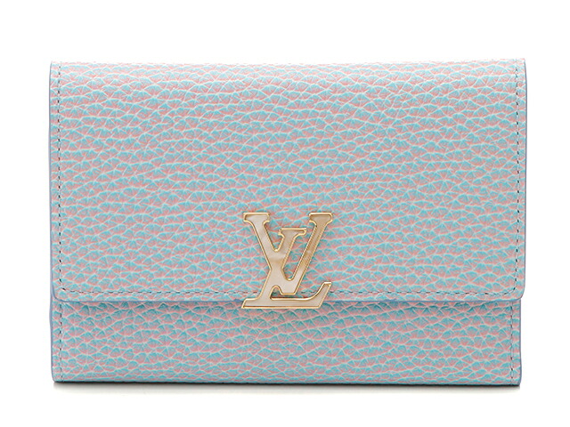 【楽天市場】LOUIS VUITTON ルイヴィトン 財布 ポルトフォイユ・カピシーヌ コンパクト トリヨン サマー・スターダスト ...