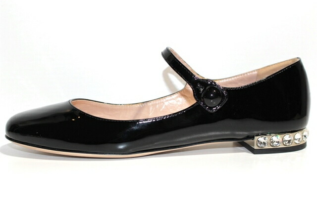 楽天市場 Miu Miu ミュウミュウ パンプス レディース37 約24cm ブラック エナメル ビジュー 0 中古 大黒屋 質屋 大黒屋