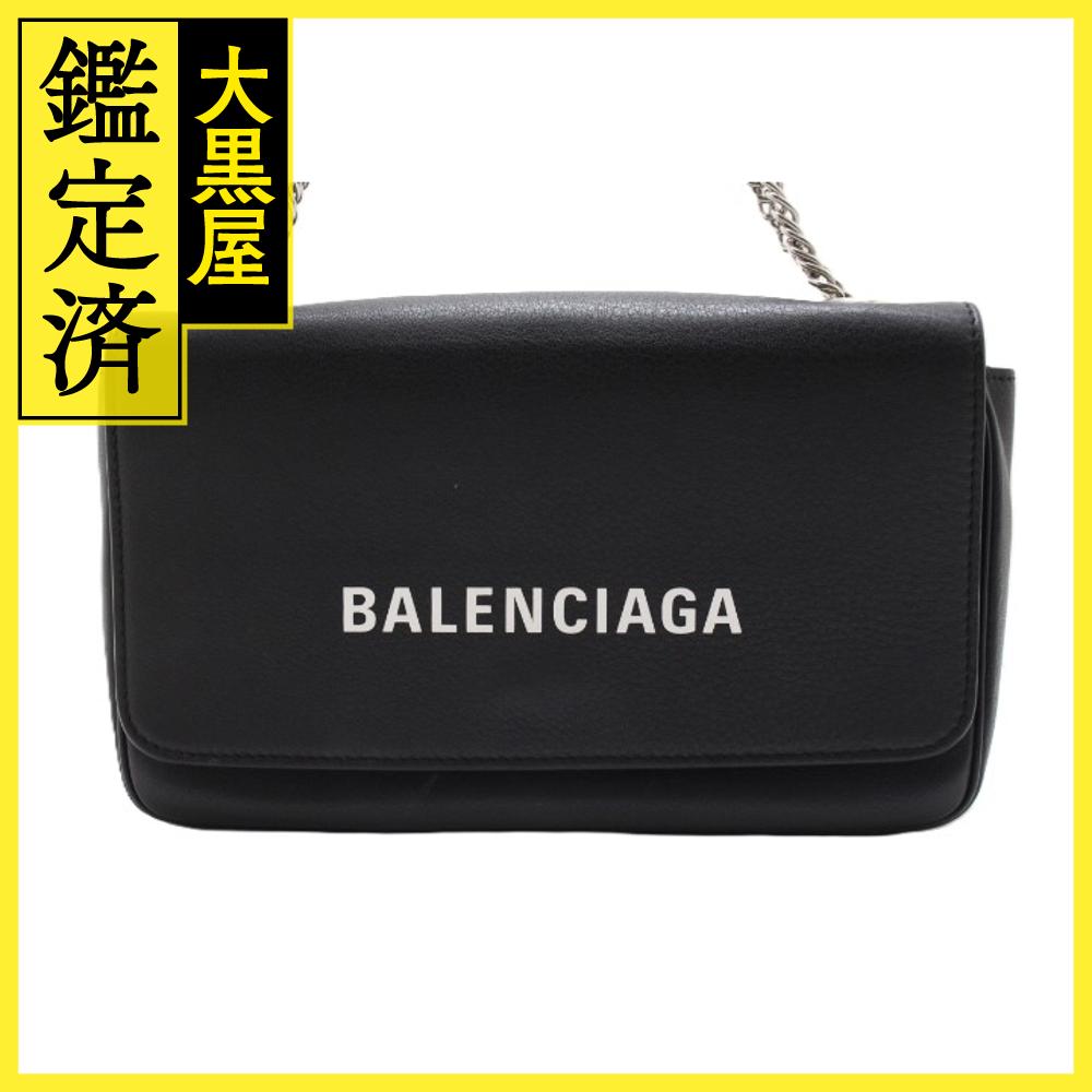 ✨美品✨バレンシアガ　グラフィティ　チェーンウォレット　ショルダー　レザー　黒 BALENCIAGA バレンシアガ ショルダーバッグ チェーンウォレット