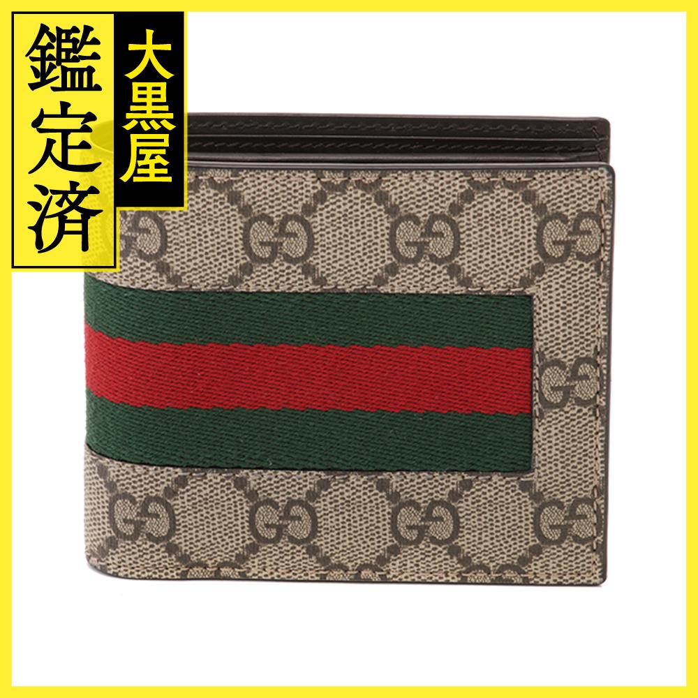 セール★Gucciグッチ★768243 楽天市場】グッチ 二つ折り財布 768243 FACQC 9751 GGスプリーム