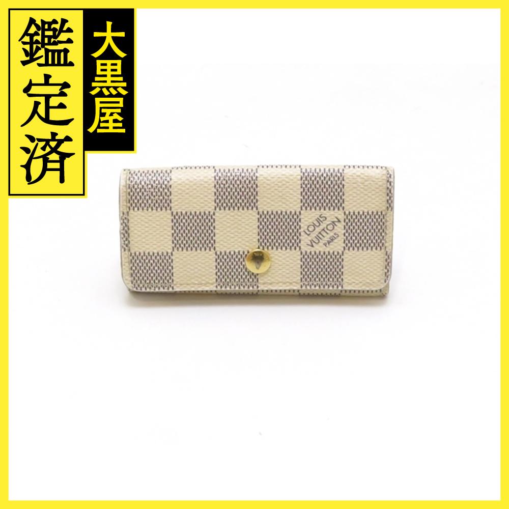 Louis Vuitton ルイ・ヴィトン ミュルティクレ4 N60020 ダミエ・アズール【430】2147200537085  【中古】【大黒屋】