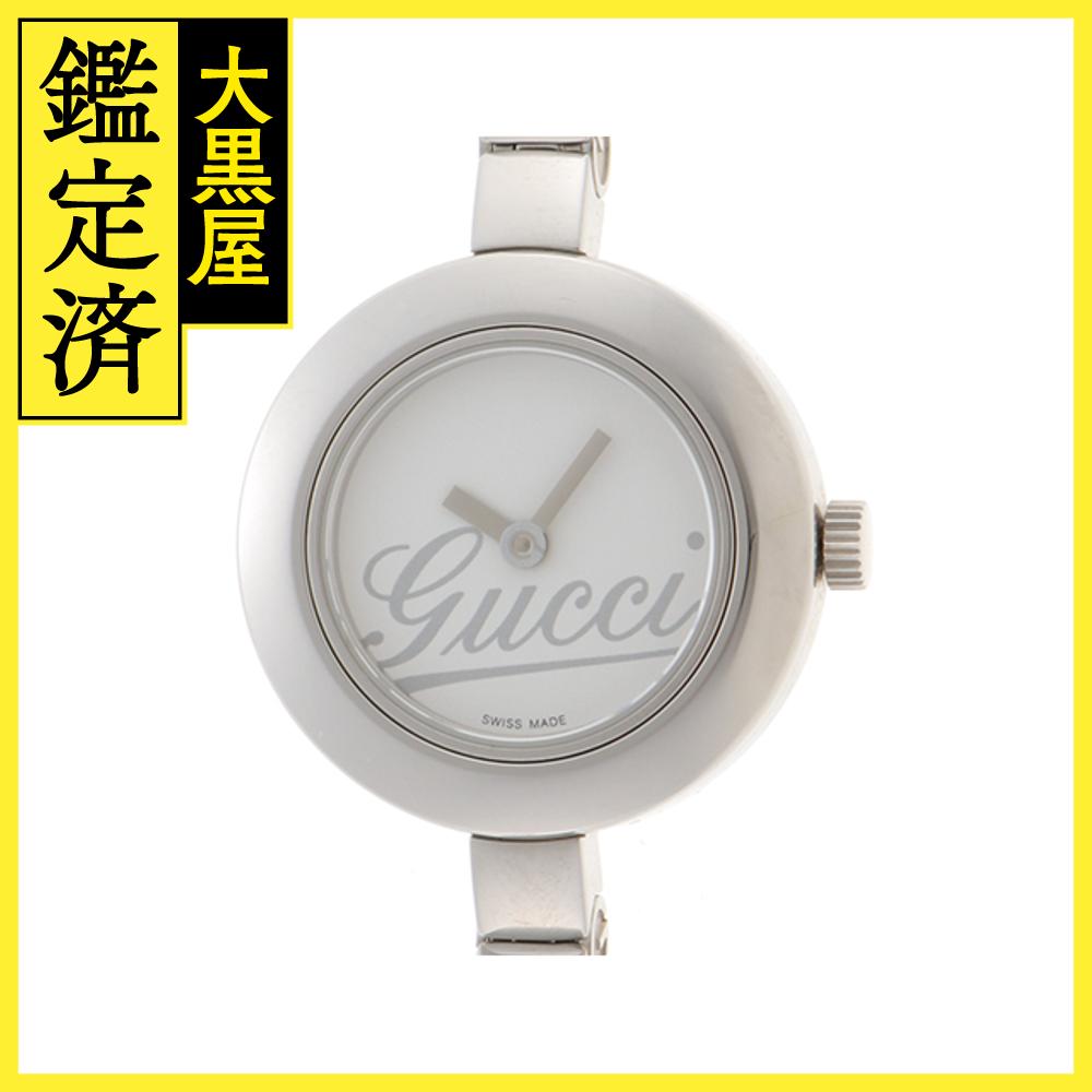 GUCCI ワンポイントダイヤモンドフローラバングルウォッチ GUCCI グッチ 腕時計 バングル 1Pダイヤ フローラ フラワー 花柄