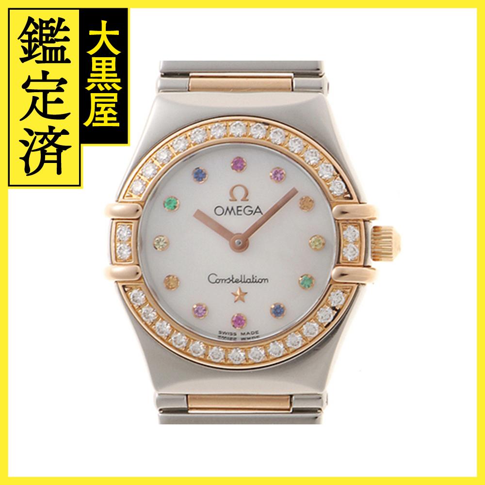 楽天市場】【緑屋質屋】オメガ コンステレーションミニ ダイヤベゼル