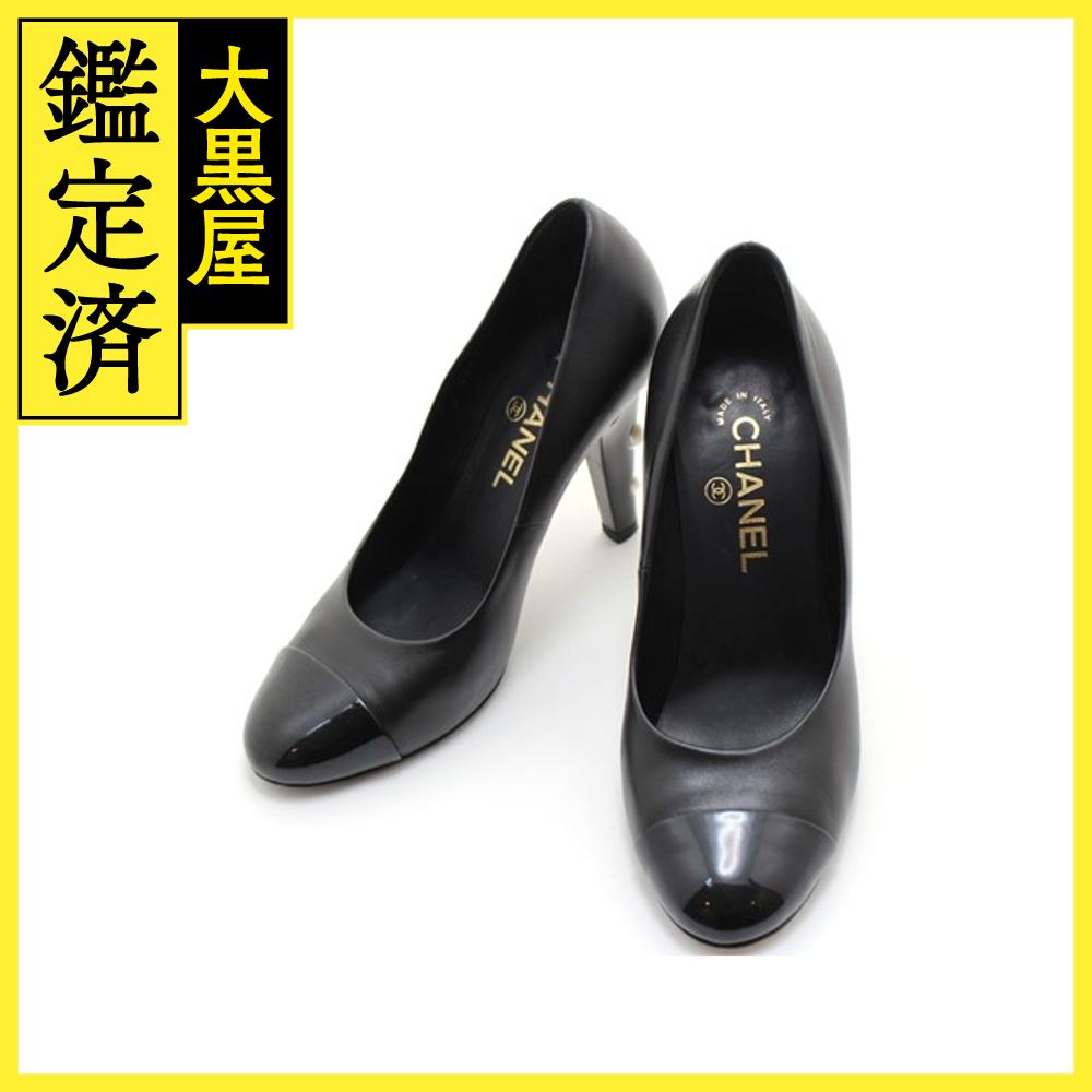 楽天市場】【靴】CHANEL シャネル バイカラー 2トーン パンプス ミドル