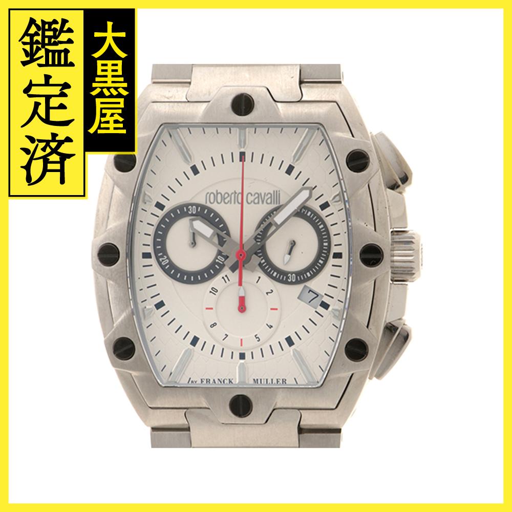 ジャンク品 ロベルトカヴァリ フランクミュラー 1G014 クォーツ 腕時計 未使用】Roberto Cavalli by FRANCK MULLER（ロベルト カヴァリ