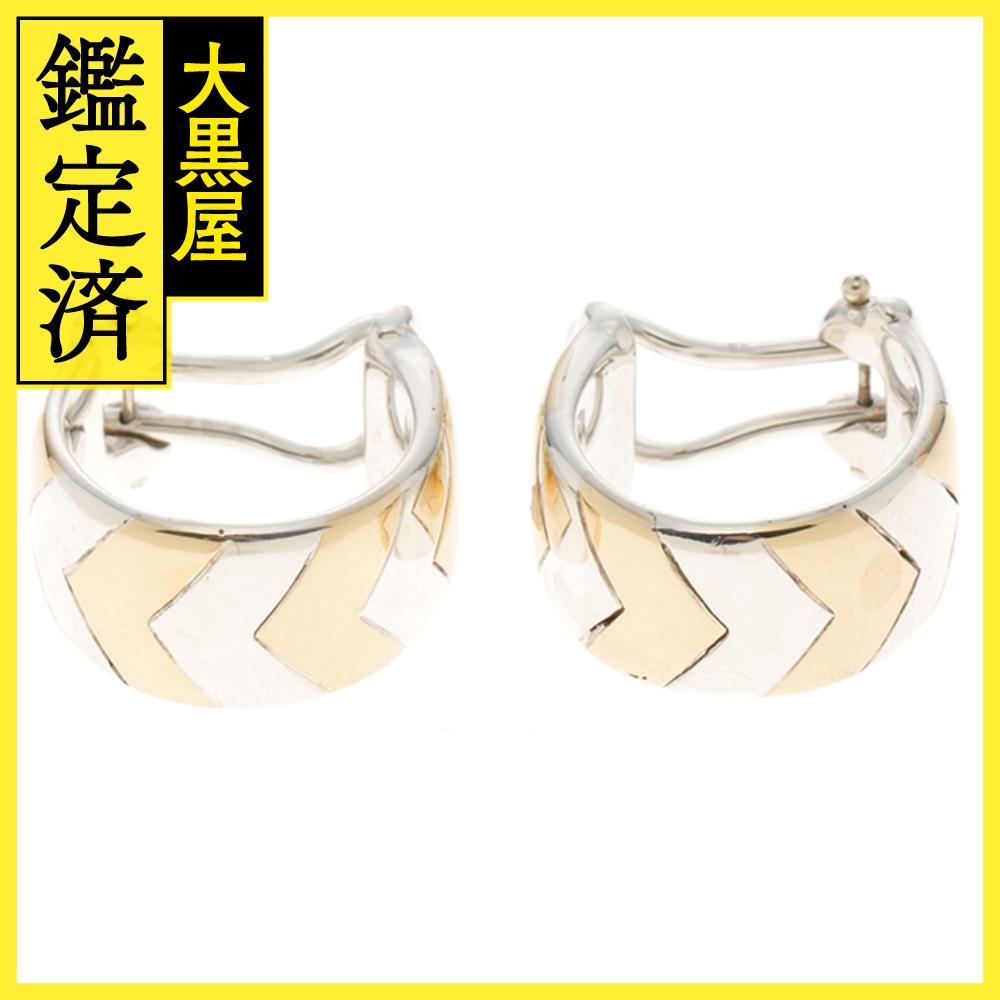 楽天市場】ティファニー グルーブド コンビイヤリング/Sv925×K18/750