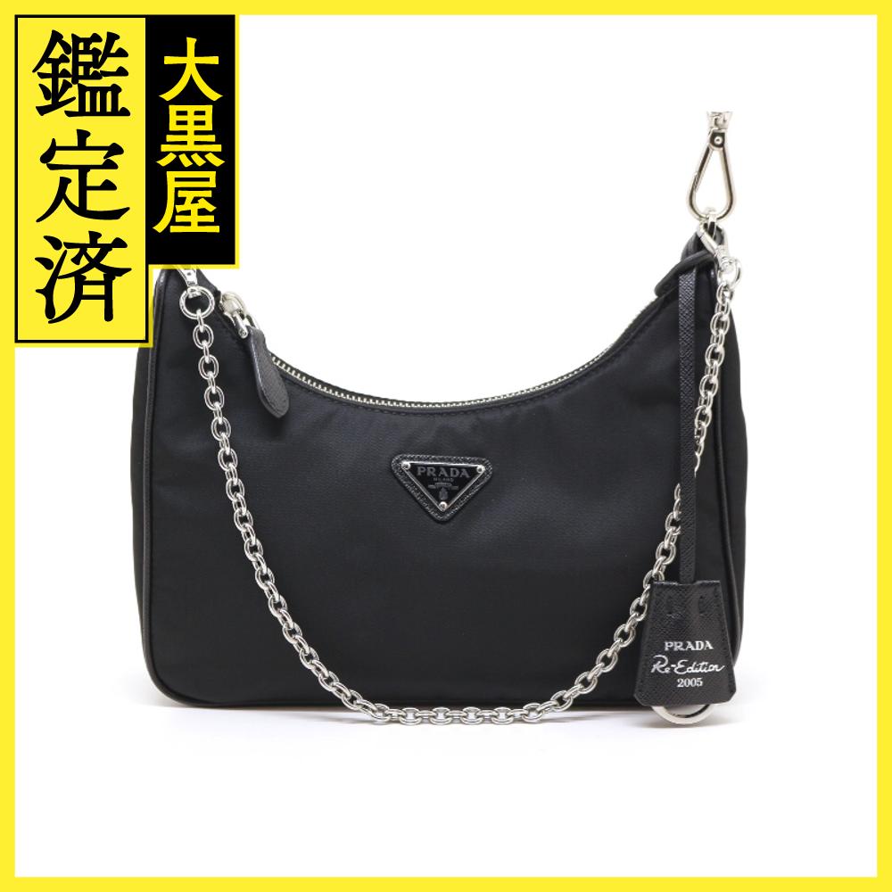 PRADA　プラダ　ハンドバッグ　ナイロン　ブラック PRADA Prada Handbag Nylon Black Ladies Used – 【公式