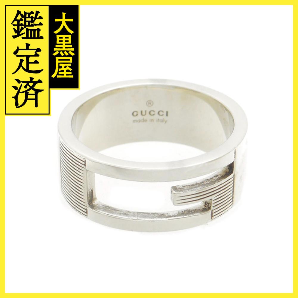 楽天市場】【ジュエリー】GUCCI グッチ ブランデッド ワイド Gリング