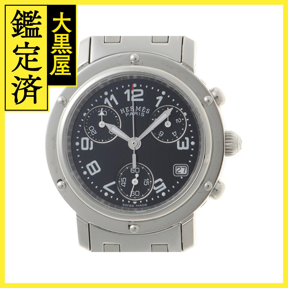 す*こ様 HERMES エルメス　　レディース　クリッパー　コンビ　黒文字盤　デ す*こ様 HERMES エルメス レディース クリッパー コンビ 黒文字盤 デ