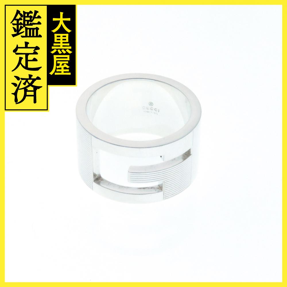 楽天市場】【ジュエリー】GUCCI グッチ ブランデッド ワイド Gリング