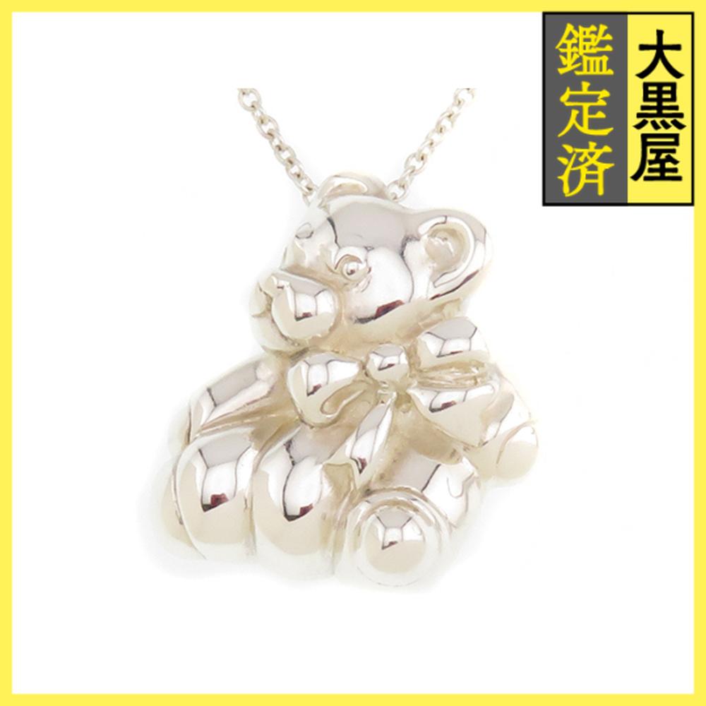 楽天市場】ティファニー テディベア ネックレス シルバー レディース