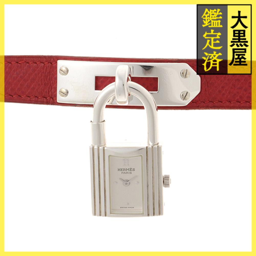 楽天市場】【HERMES】エルメス ラリー ○S刻印 ホワイト文字盤 革