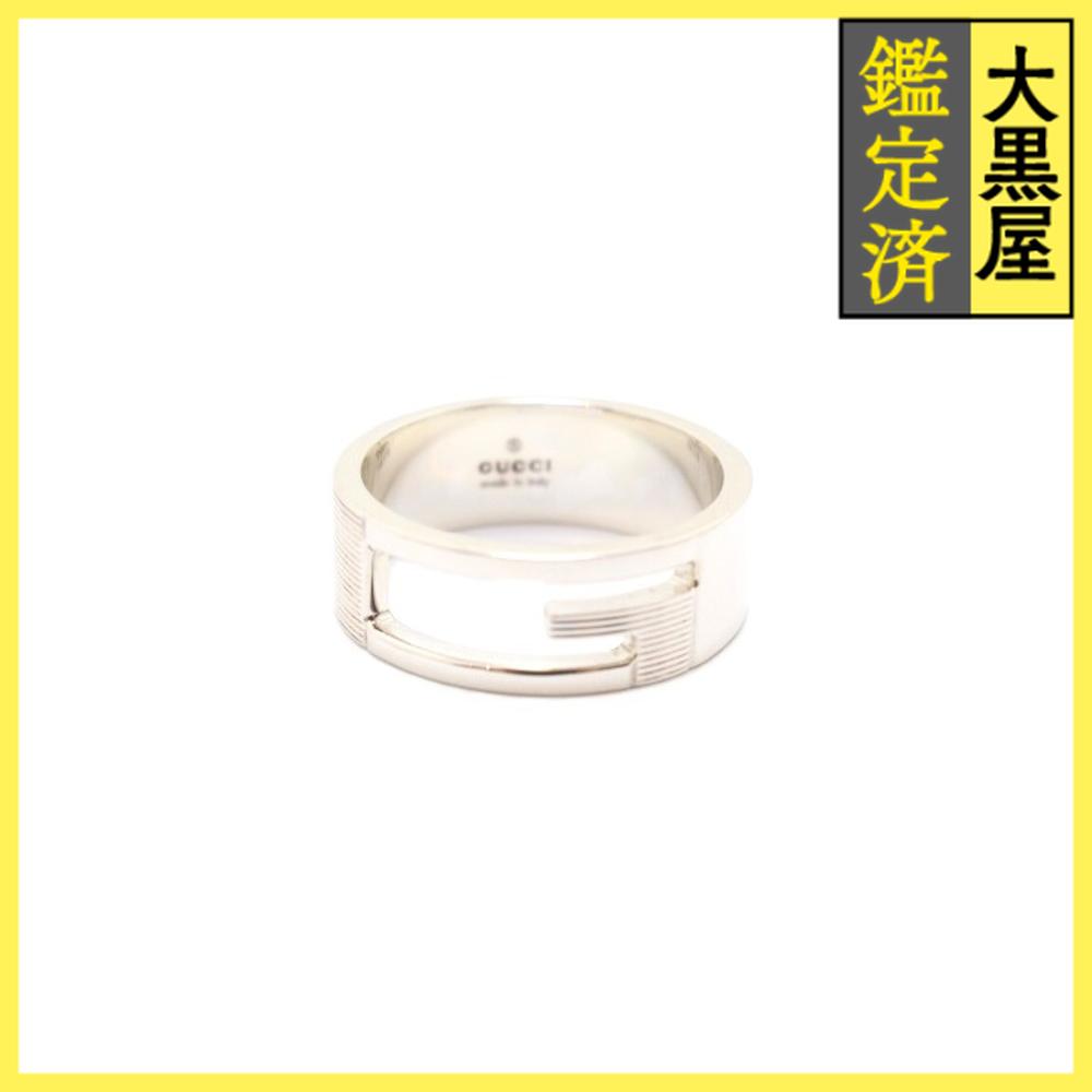 楽天市場】【中古AB】GUCCI グッチブランデッドGシルバーリング