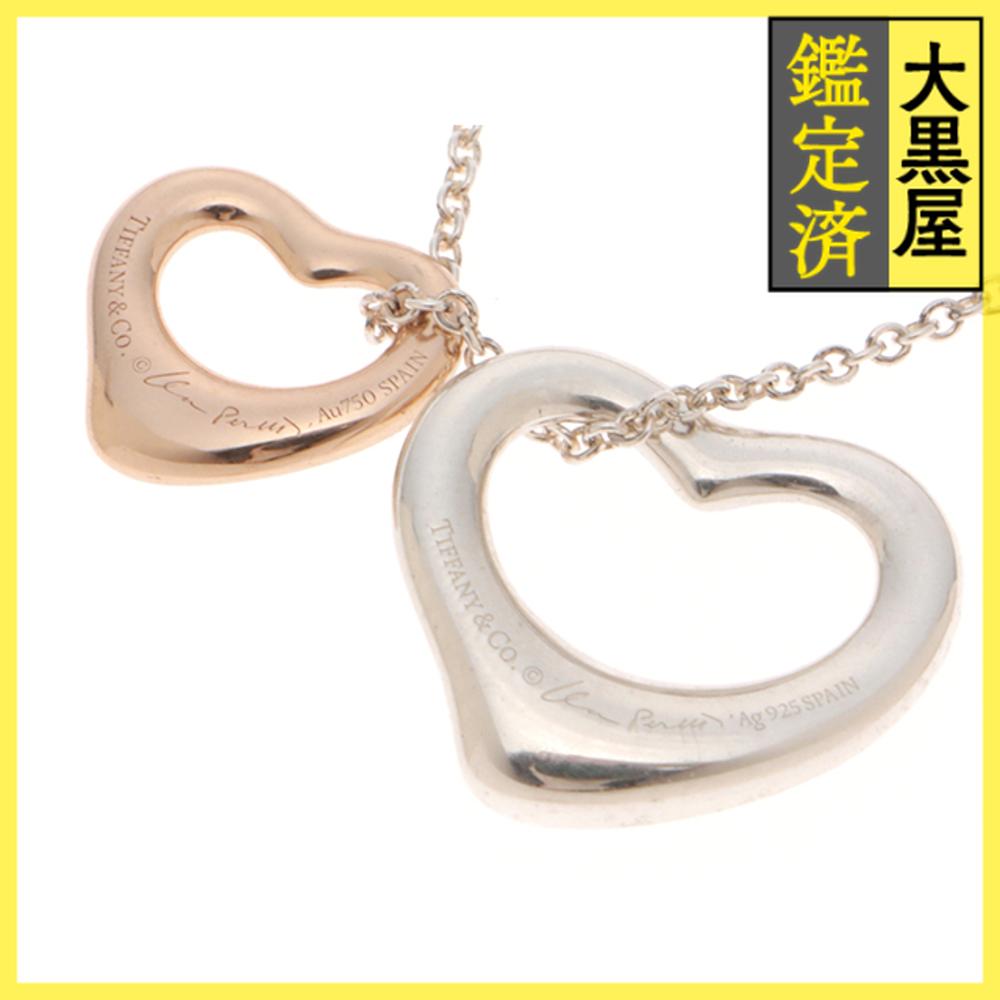楽天市場】o【TIFFANY＆Co.】オープンハートネックレス SV925 シルバー