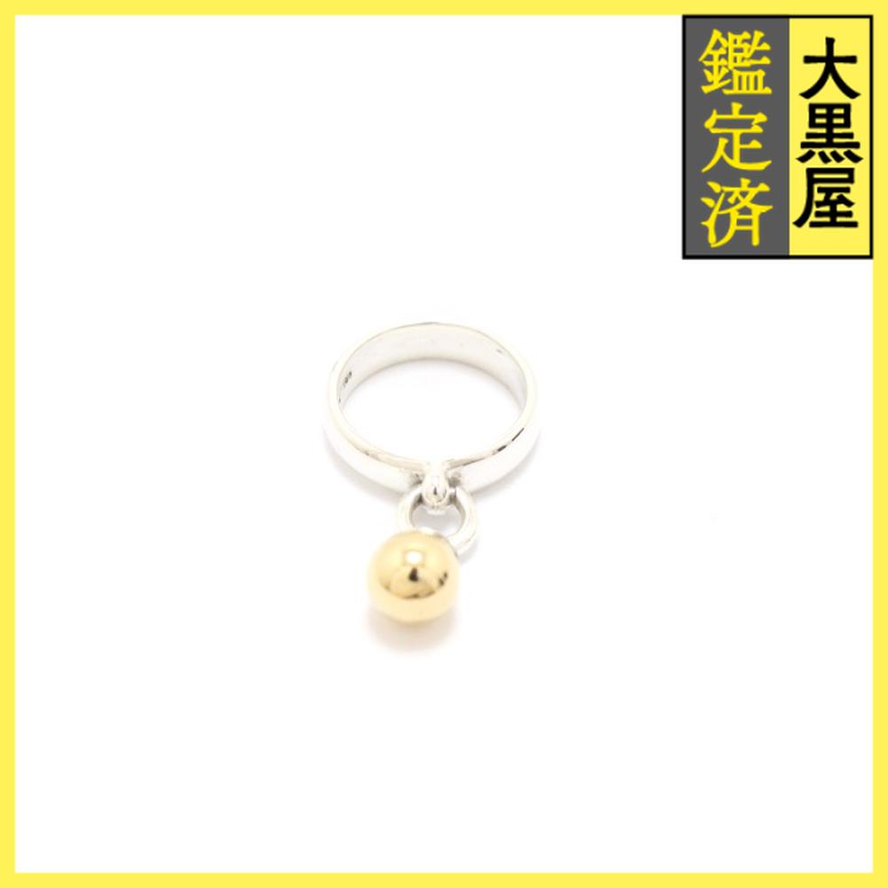 楽天市場】ティファニー ボールダンクル リング・指輪 シルバー/K18YG