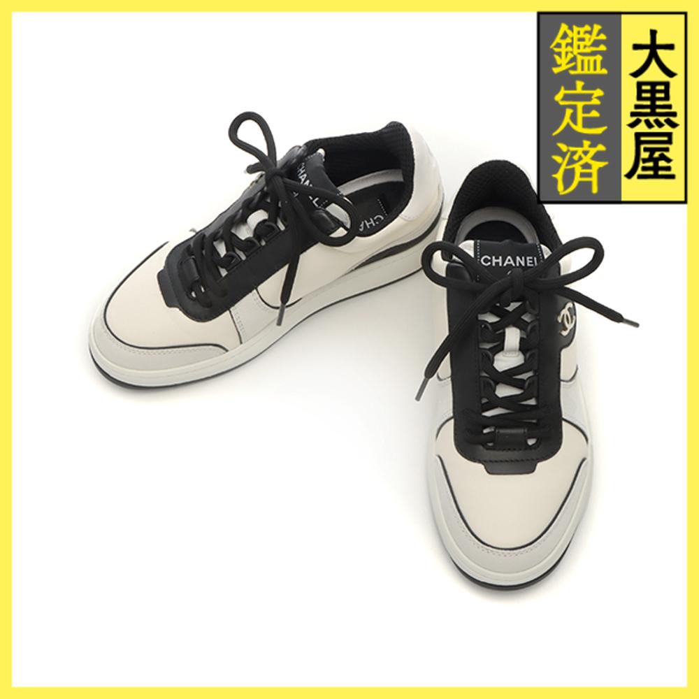 楽天市場】【シャネル】Chanel ニット×スエード ローカット スニーカー