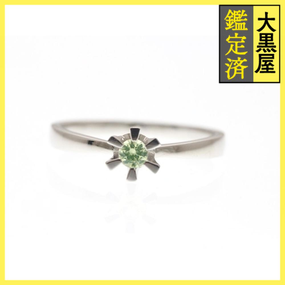 k18WG ダイヤモンド0.08ct クレージュ　ハートモチーフリング　9号 k18WG ダイヤモンド0.08ct クレージュ ハートモチーフリング 9号 k18WG