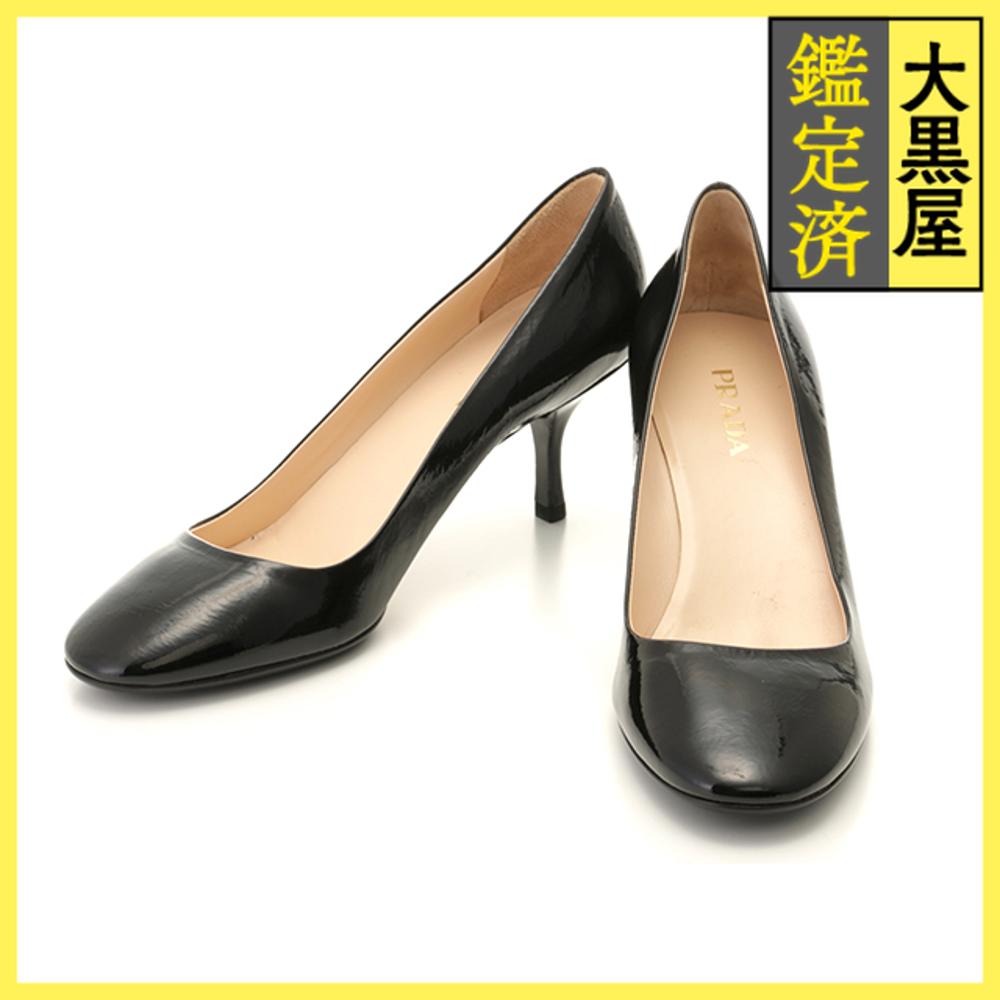 楽天市場】【靴】PRADA プラダ パンプス ハイヒール レザー ブラック