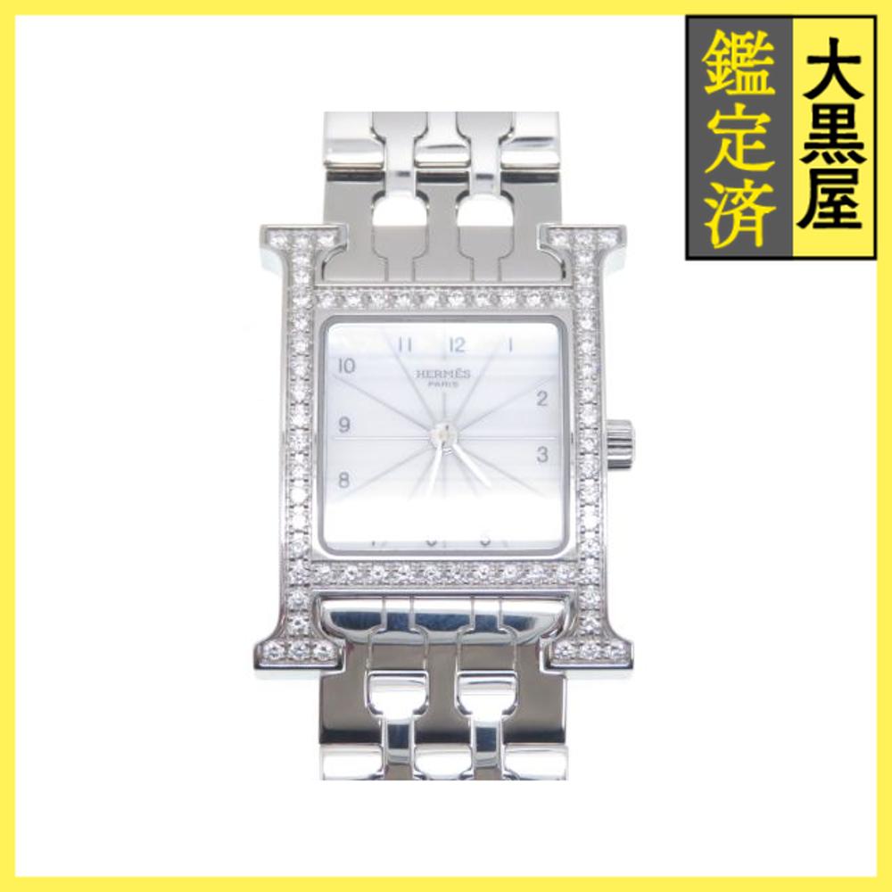 楽天市場】【ウォッチ】HERMES エルメス Hウォッチ ホワイトシェル