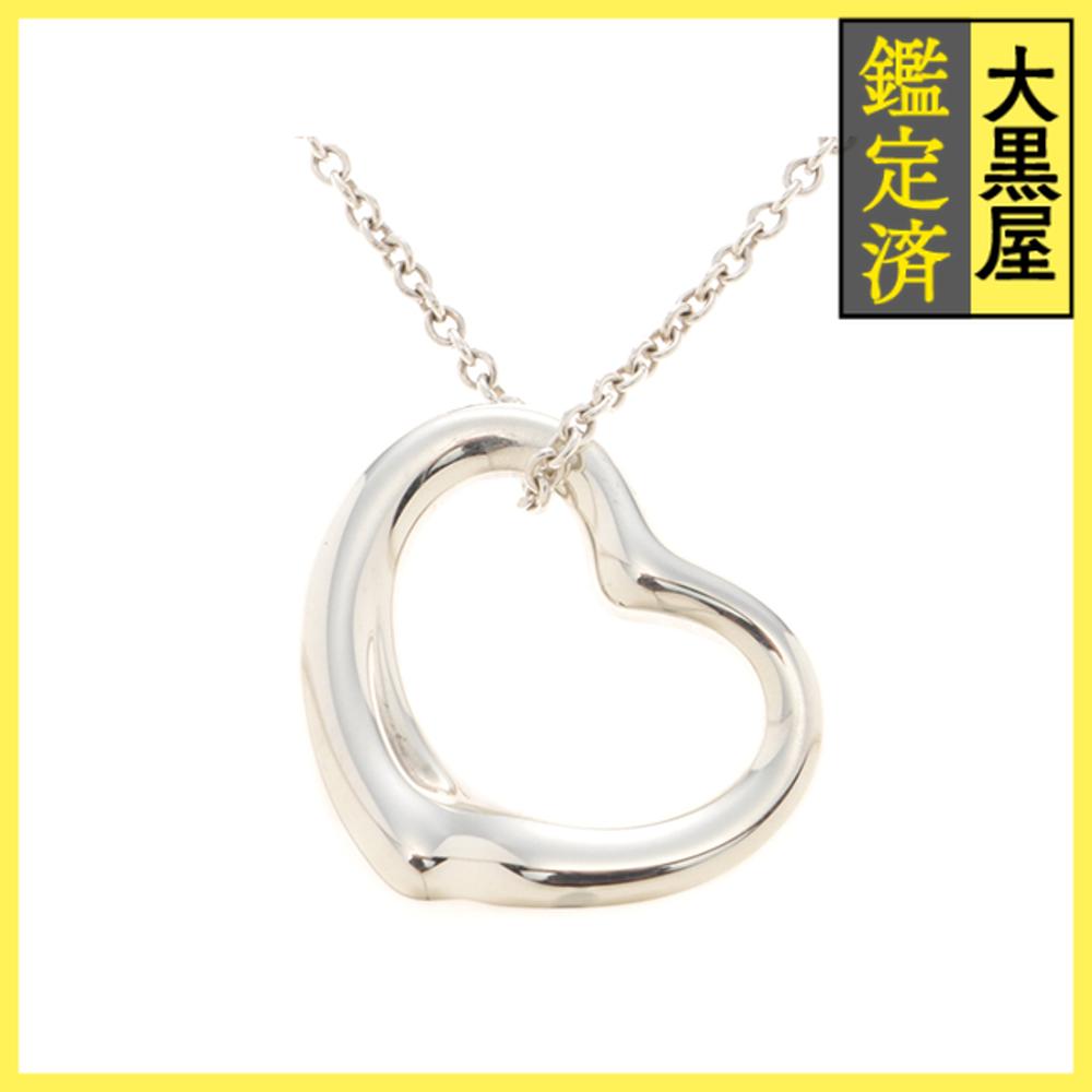 楽天市場】o【TIFFANY＆Co.】オープンハートネックレス SV925 シルバー