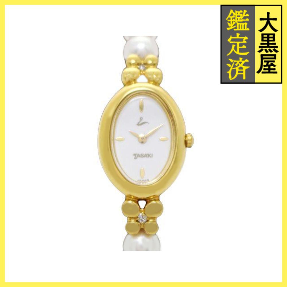 楽天市場】田崎真珠 ダイヤ入り パールブレス 腕時計 【美品！】【送料