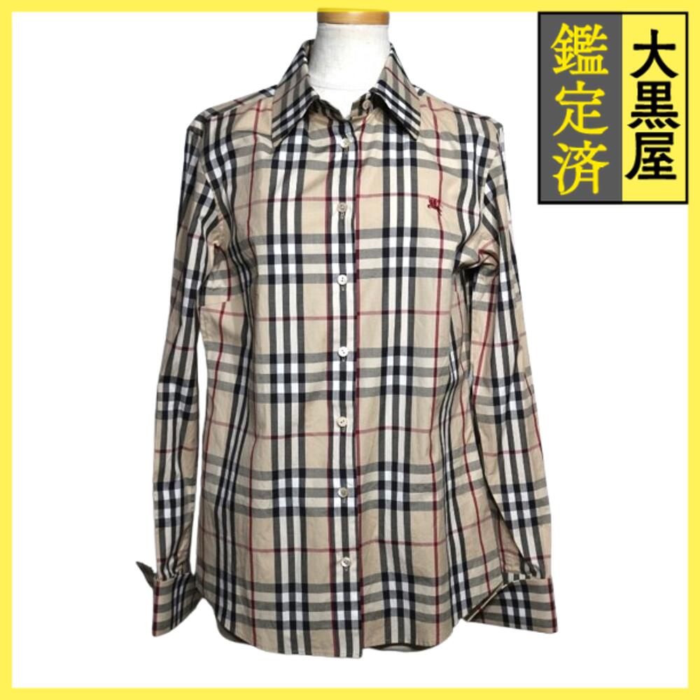 楽天市場】バーバリー シルク フルーツ柄 長袖 シャツ・ブラウス