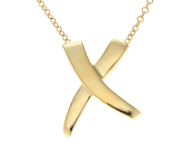 TIFFANY&Co. ティファニー ジュエリー キスネックレス パロマピカソ ネックレス K18ゴールド K18 ゴールド レディース【中古】 55,301円