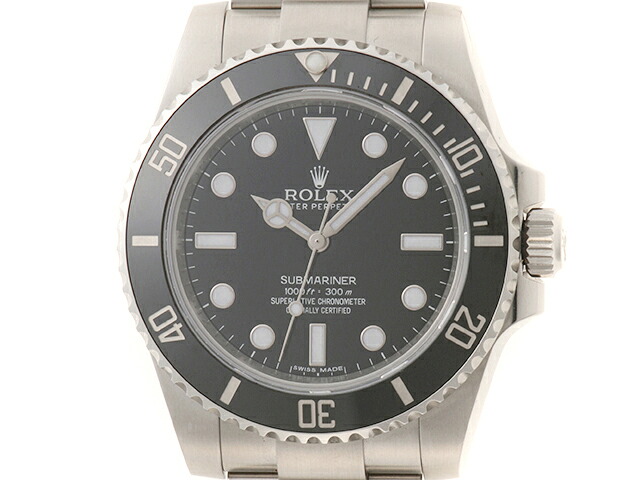 ROLEX ロレックス ウォッチ サブマリーナ 時計 114060 腕時計 ステンレススチール SS ブラック文字盤 Ｇ刻印 自動巻き ブラック文字盤 メンズ【中古】