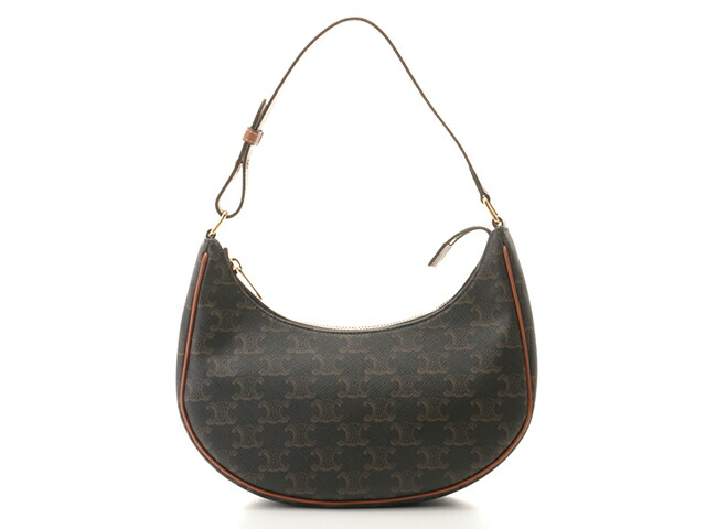 CELINE セリーヌ バッグ トリオンフ AVAバッグ タン PVC/レザー ﾊﾞｯｸﾞ 193952BZJ.04LU ショルダーバッグ PVCコーティングキャンバス /レザー タン タン レディース【中古】