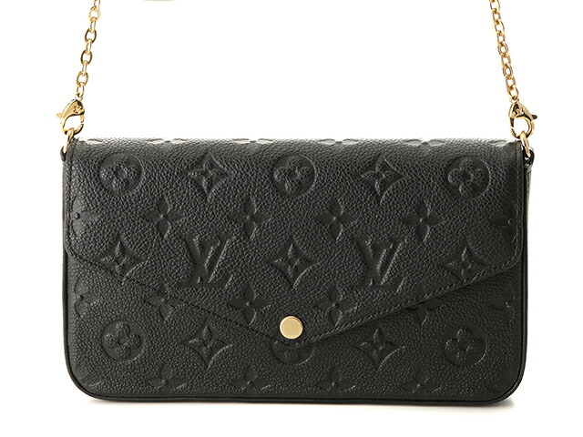 LOUIS VUITTON ルイ・ヴィトン バッグ ポシェット・フェリシー ノワール モノグラム・アンプラント M82477 ショルダーバッグ モノグラムアンプラント ノワール レディース【中古】