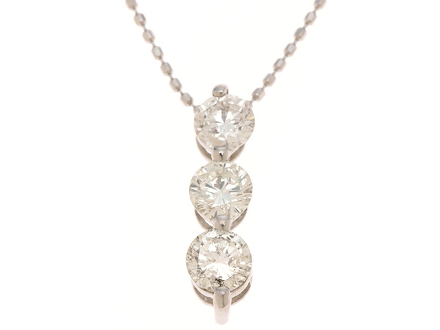 JEWELRY ジュエリー ネックレス K18ホワイトゴールド K18WG ホワイトゴールド レディース【中古】