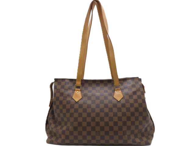 LOUIS VUITTON ルイ・ヴィトン バッグ コロンビーヌ ダミエ バッグ N99037 トートバッグ ダミエキャンバス ブラウン ユニセックス【中古】