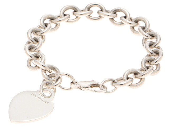 TIFFANY&Co. ティファニー ジュエリー ハートタグBL　SV　約36g　2148103905773【208】 貴金属･宝石 ブレスレット シルバー SV レディース【中古】