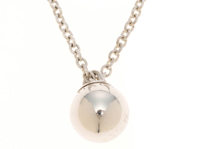 TIFFANY&Co. ティファニー ジュエリー ハードウェアボールNC ネックレス シルバー SV シルバー レディース【中古】