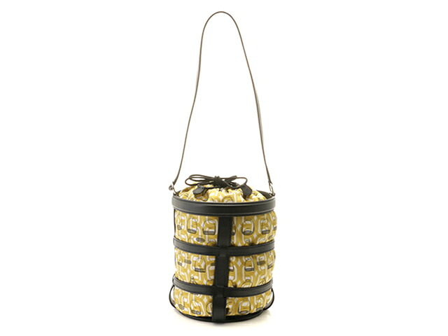 HERMES エルメス バッグ ミュザルディーヌ ブラック/カーキ/SV ﾊﾞｯｸﾞ ショルダーバッグ カーキ ユニセックス【中古】