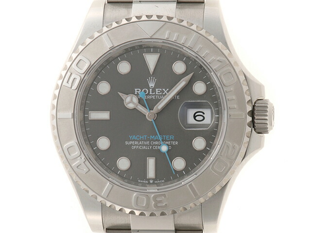 ROLEX ロレックス ヨットマスター 126622 腕時計 ステンレススチール SS/プラチナ SS スレート文字盤 自動巻き メンズ【中古】 872,372円