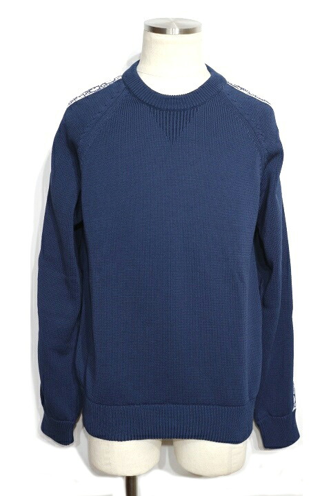 Dior ディオール 衣類 オブリークセーター 衣料品 943M672AT072 セーター コットン /ポリエステル ネイビー メンズ【中古】