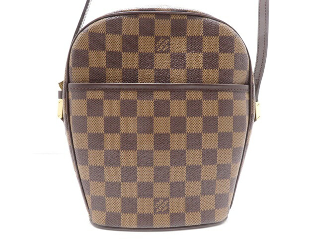 LOUIS VUITTON ルイ・ヴィトン バッグ イパネマPM ダミエ ﾊﾞｯｸﾞ N51294 ショルダーバッグ ダミエキャンバス /ダミエキャンバス /ダミエ ブラウン ブラウン レディース【中古】
