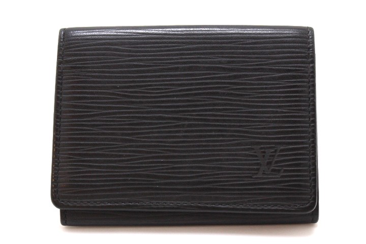 LOUIS VUITTON ルイ・ヴィトン バッグ アンヴェロップ・カルト・ドゥ・ヴィジット エピ ノワール エピ M56582 名刺入れ エピレザー ノワール メンズ【中古】