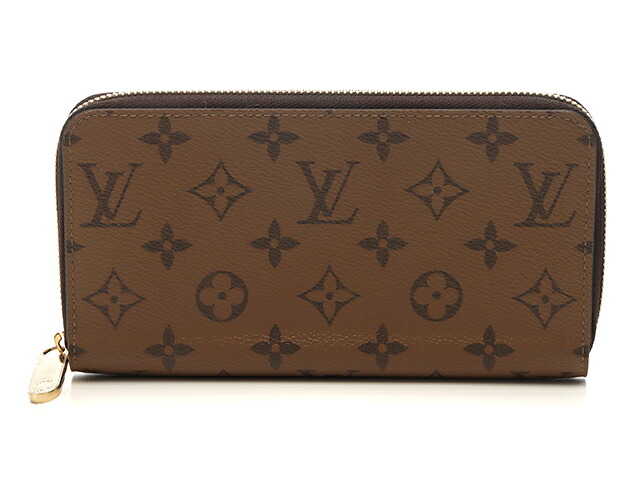 LOUIS VUITTON ルイ・ヴィトン バッグ ジッピー・ウォレット モノグラム・リバース M82444 長財布 モノグラムキャンバス /モノグラム・リバース ブラウン ブラウン ユニセックス【中古】