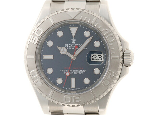 ROLEX ロレックス ヨットマスター 116622 腕時計 ステンレススチール SS/プラチナ SS ブルー文字盤 自動巻き メンズ【中古】