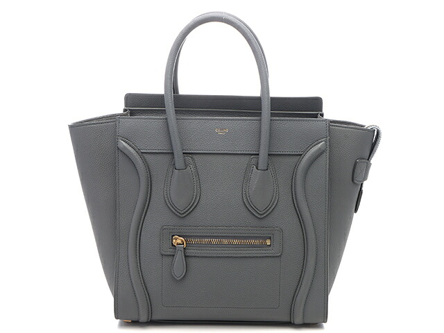 CELINE セリーヌ バッグ ラゲージ マイクロ コール カーフ ﾊﾞｯｸﾞ 189793AQL.10KL ハンドバッグ カーフ コール レディース【中古】
