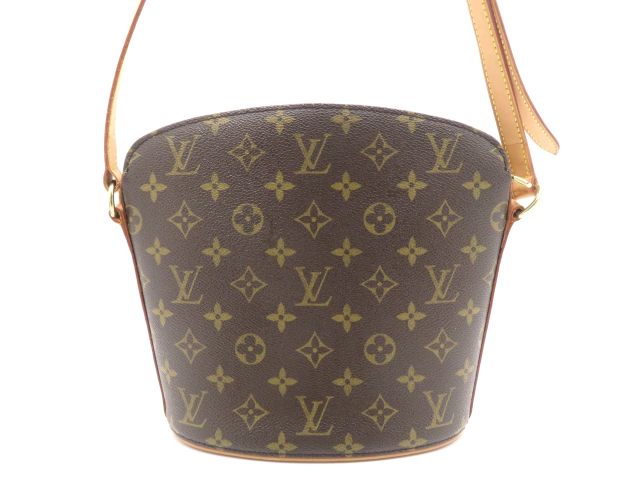 LOUIS VUITTON ルイ・ヴィトン ドルーオ M51290 ショルダーバッグ モノグラムキャンバス ブラウン レディース【中古】