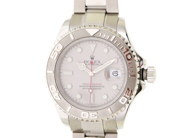 ROLEX ロレックス ウォッチ ヨットマスター ロレジウム 時計 16622 腕時計 ステンレススチール SS/プラチナ SS シルバー K番/2001年刻印 自動巻き メンズ【中古】